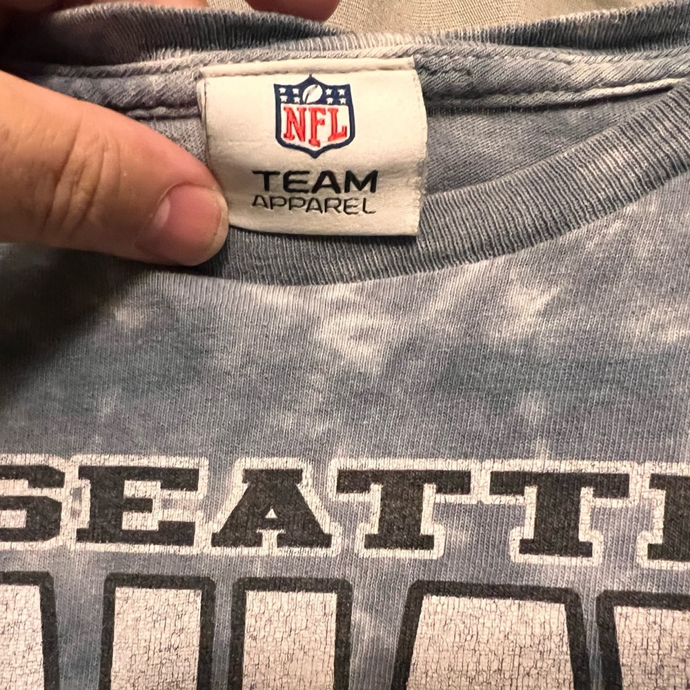 Seattle Seahawks tie-dye short sleeved t-shirt - Picture 3 of 6